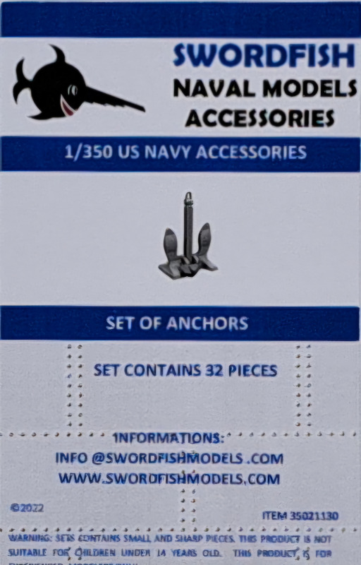 Swordfish Models  - Set of Anchors