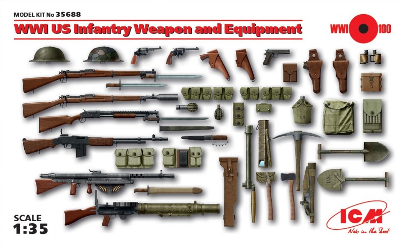 ICM - WWI US Infantry Weapon and Equipment