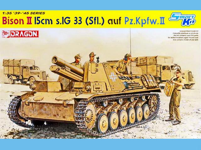 Bausatz-Cover des Pz.Kpfw II BISON II 150mm s.IG33