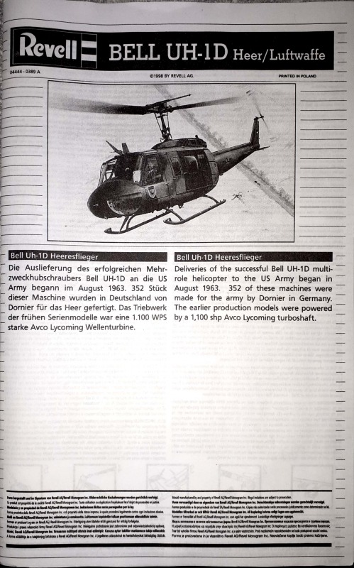 Bell UH-1D Luftwaffe / Heer