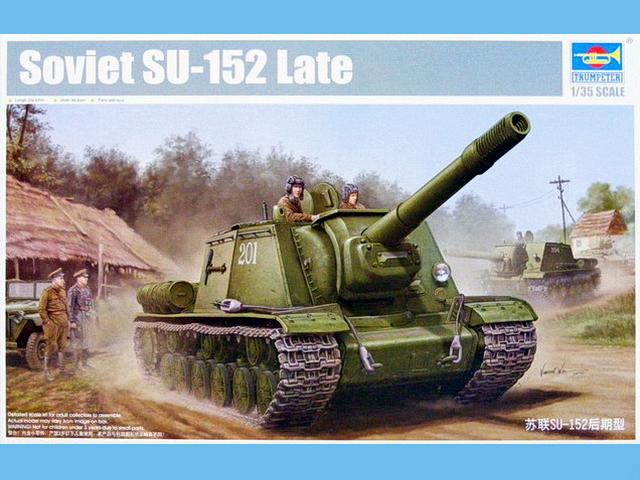 Bausatz-Cover der SU-152 late von Trumpeter