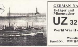 U-Boot Zerstörer UZ 32-35 der deutschen Kriegsmarine