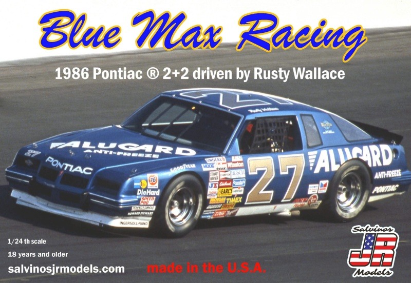 Salvino´s JR Models - Pontiac Grand Prix 2+2 1986 Blue Max Racing
