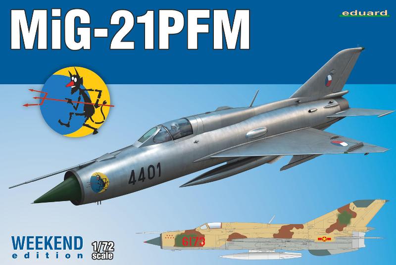 Eduard Bausätze - MiG-21PFM Weekend edition