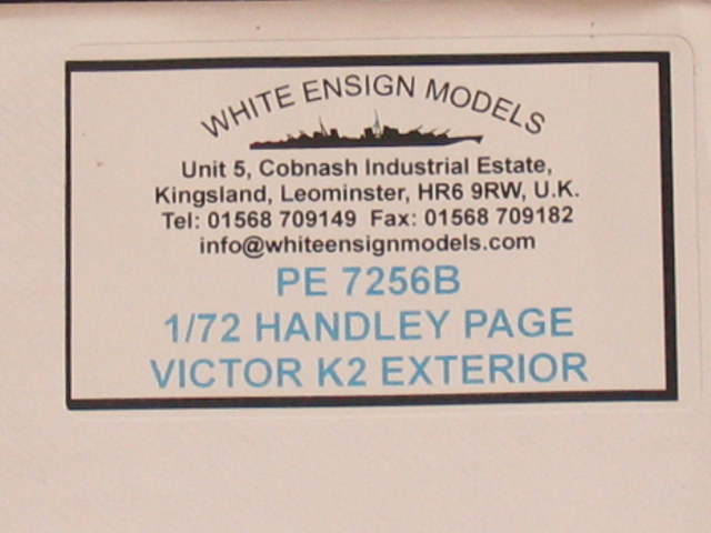White Ensign Models - Handley Page Victor K2 Exterior