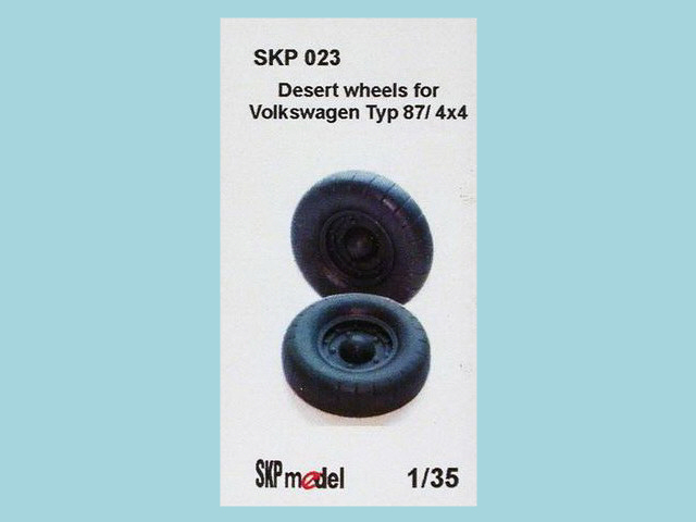 SKPmodel - Desert wheels for Volkswagen Typ 87/4x4