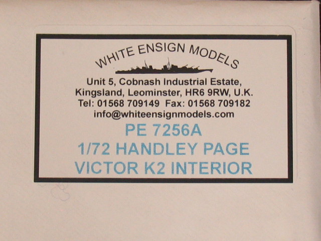 White Ensign Models - Handley Page Victor K2 Interior