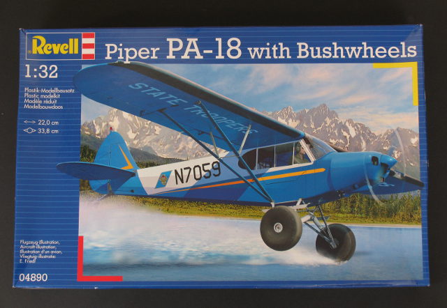 Revell - Piper PA-18 with Bushwheels