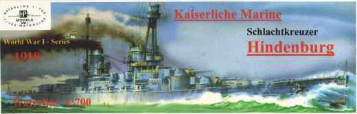 HP-Models - Schlachtkreuzer Hindenburg der kaiserlichen Marine