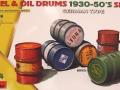 Fuel & Oil Drums 1930-50`s Set 1 von MiniArt