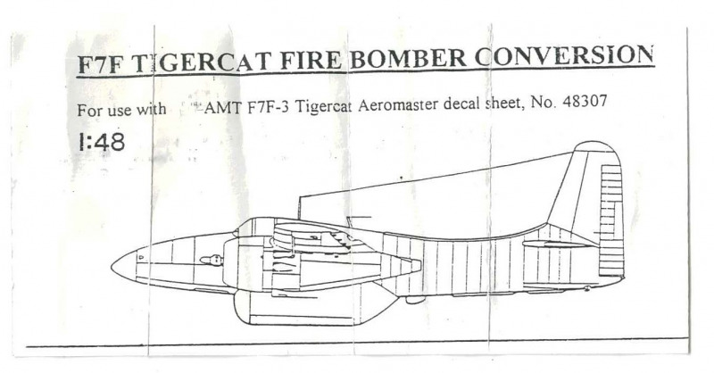 Heritage Aviation Models - Feuerlöschtank 1000GAL für F7F