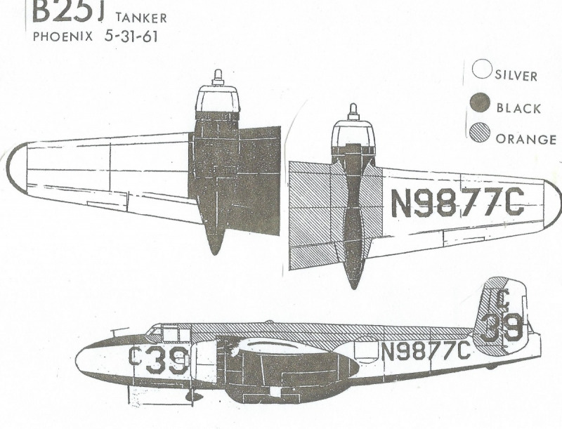 N.A. B25 Mitchell tanker conversion