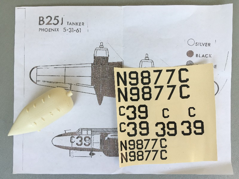 Lone Star Models - N.A. B25 Mitchell tanker conversion