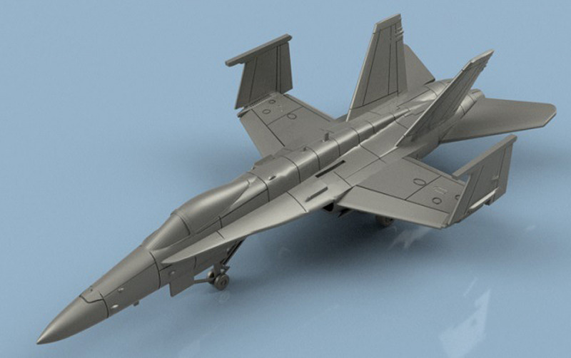 F/A-18C Hornet mit eingefalteten Tragflächen