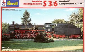 Bayerische Schnellzuglokomotive S 3/6 mit Langlauftender