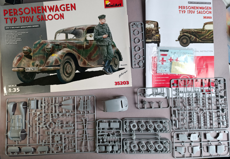 MiniArt - Personenwagen Typ 170V Saloon