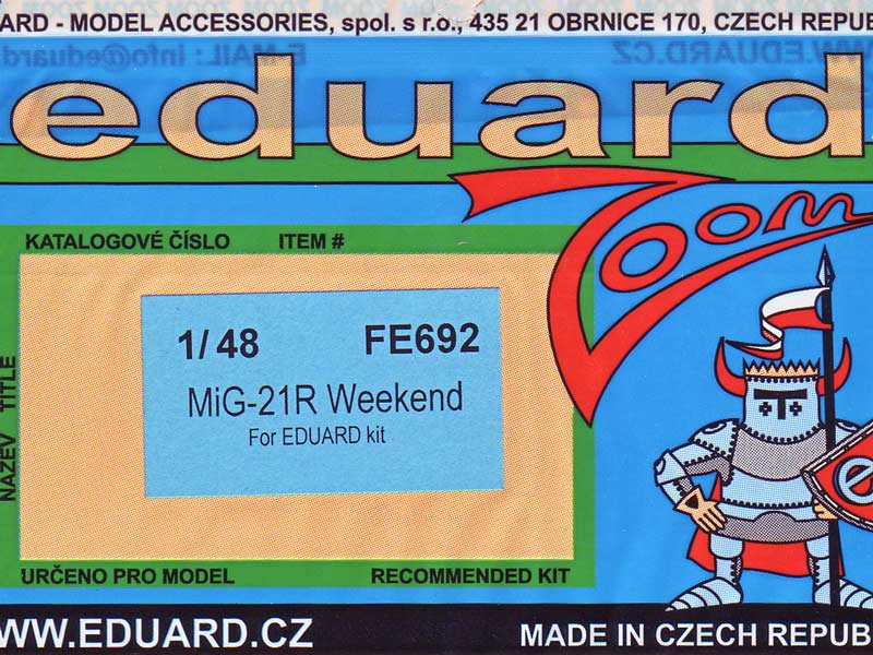 Eduard Ätzteile - MiG-21R Weekend Zoom