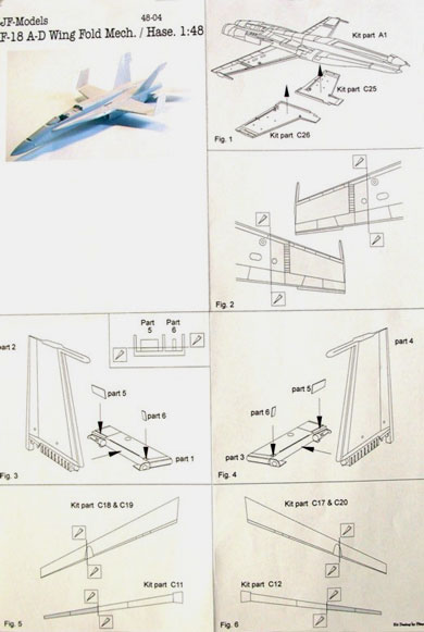JF-Models - F/A-18 Wing Fold Set