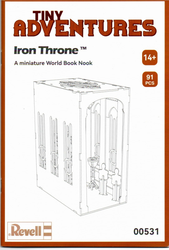 Iron Throne - A Miniature World. Book Nook