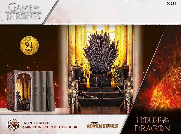 Revell - Iron Throne - A Miniature World. Book Nook