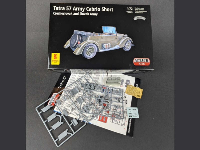 Attack Hobby Kits - Tatra 57 Army Cabrio Short