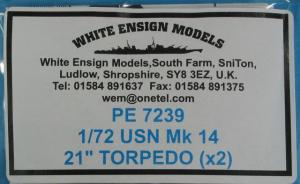 : USN Mk 14 21" TORPEDO (x2)