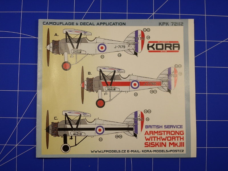 Kora Models - Armstrong & Whitworth Siskin Mk.III „British Service“
