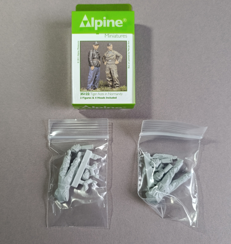 Alpine Miniatures - Tiger Aces in Normandy (2 Figures)