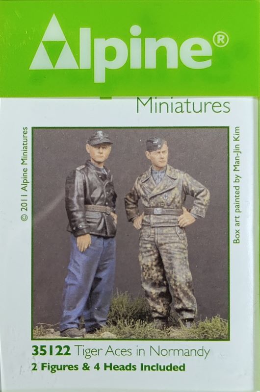 Alpine Miniatures - Tiger Aces in Normandy (2 Figures)