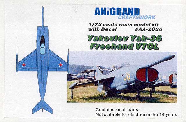 AniGrand Craftswork - Yakovlev Yak-36 Freehand VTOL