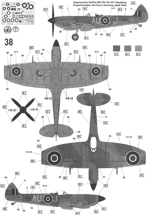 Revell - Supermarine Spitfire Mk.XVI