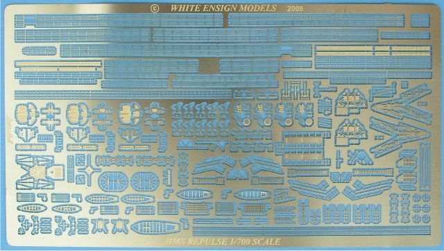 White Ensign Models - PE 780 HMS Repulse Fotoätzteile