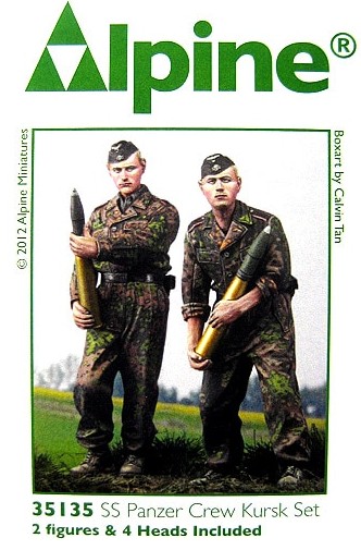 Alpine Miniatures - SS Panzer Crew Kursk Set