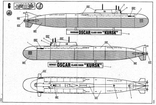 Revell - Submarine "KURSK"