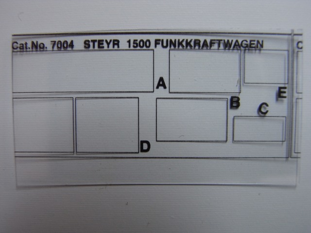 Profiline - Steyr Type 1500 Funkkraftwagen "Einheitsführerhaus"