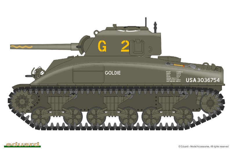 Eduard Bausätze - M4A1 Sherman