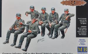 : German Infantry „Off to the front“ Vehicle riders, WWII Era 