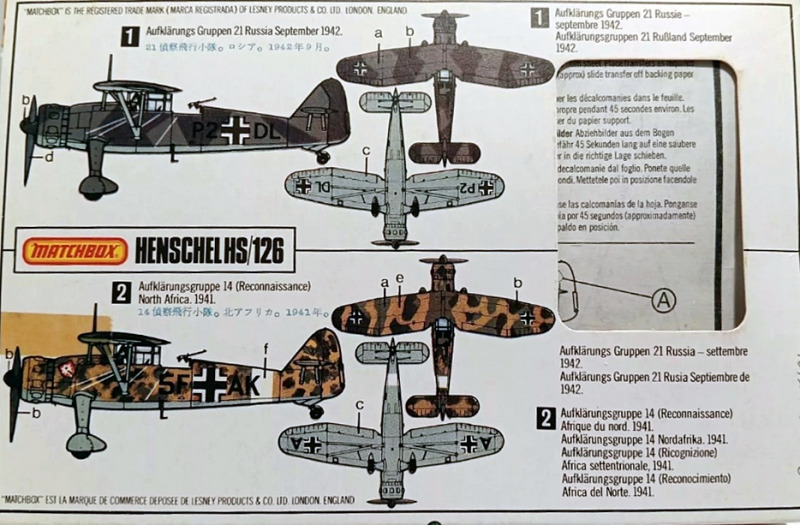 Matchbox - Henschel 126 