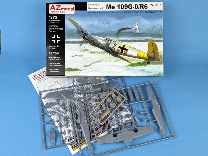 AZ model - Messerschmitt Bf 109 G-0/R6 "V-Tail"