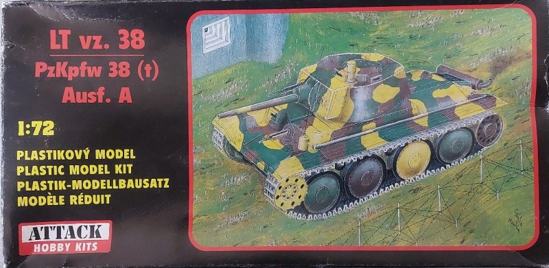 Attack Hobby Kits - LT vz. 38 | PzKpfw 38(t) Ausf. A