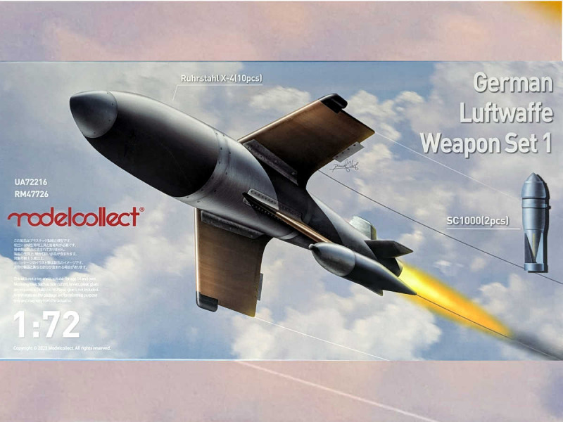 Modelcollect - German Luftwaffe Weapon Set 1
