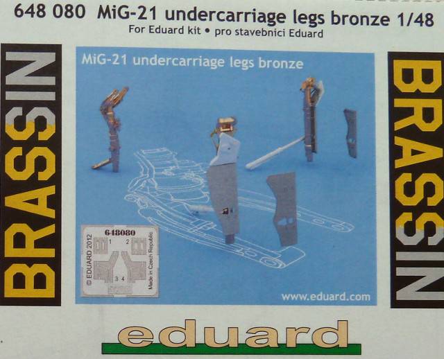 Eduard Brassin - Mig-21 undercarriage legs bronze