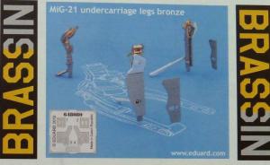 Mig-21 undercarriage legs bronze