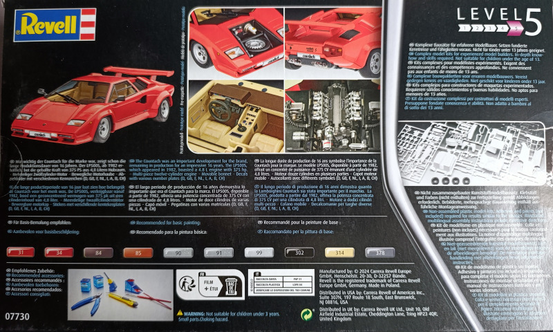 Revell - Lamborghini Countach LP500S
