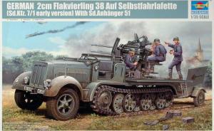 : German 2cm Flakvierling 38 auf Sd.Kfz. 7/1 (early Version)