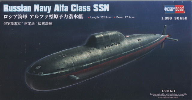 HobbyBoss - Russian Navy Alfa Class SSN