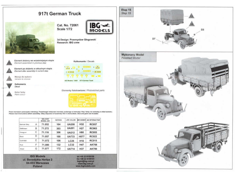 IBG Models - 917t German Truck