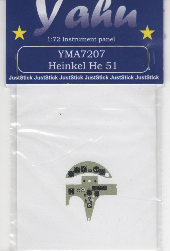 Yahu Models - Heinkel He 51 Instrument Panel