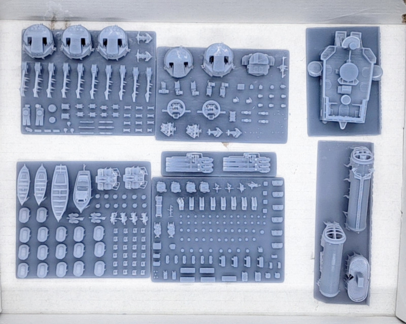 Swordfish Models  - Royal Navy HMS Naiad Upgrade Kit 