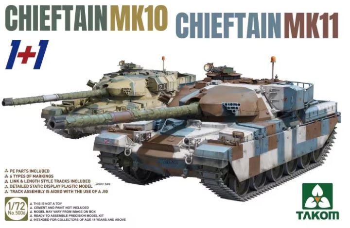 Takom - Chieftain Mk.10 und Mk.11
